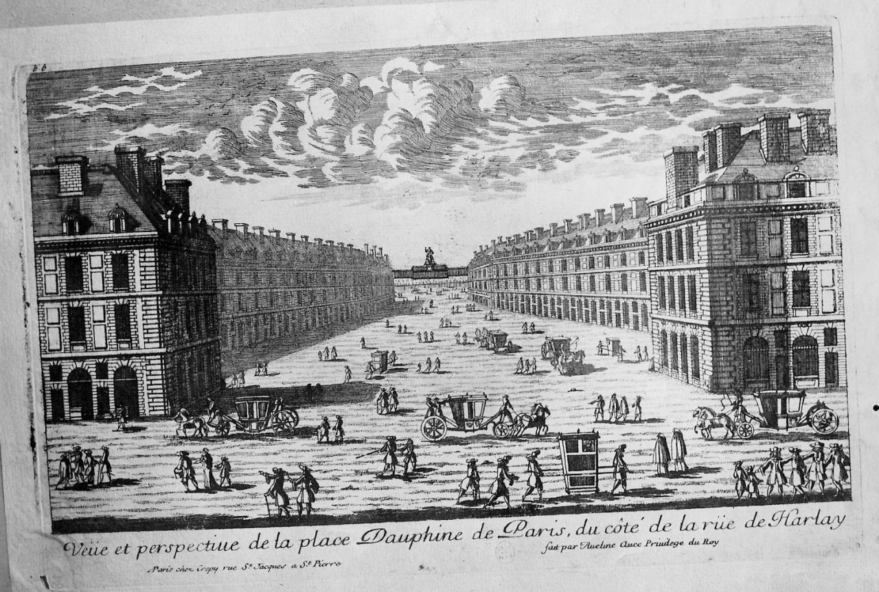 Place Dauphine par Ameline. 1680