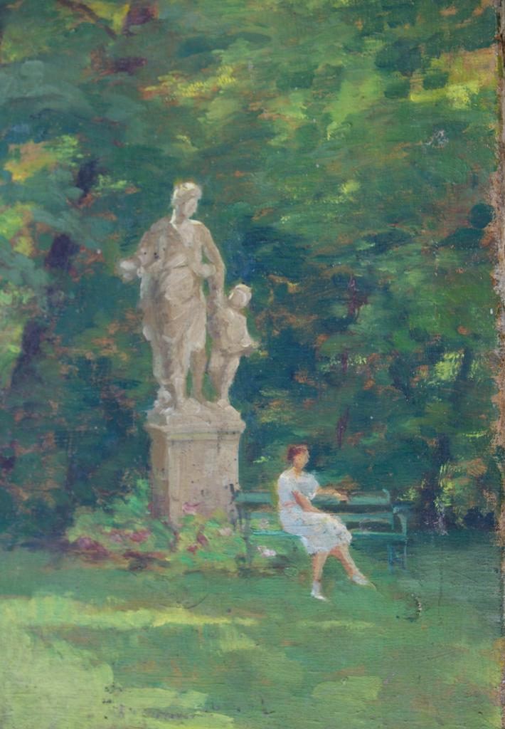 Statue d'Aphrodite dans le parc de Quetigny