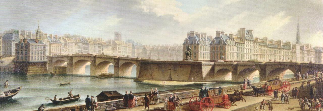 Vue du quai Conti 1772 par Raguenet